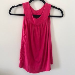 Express Pink Short Sleeve Blouse